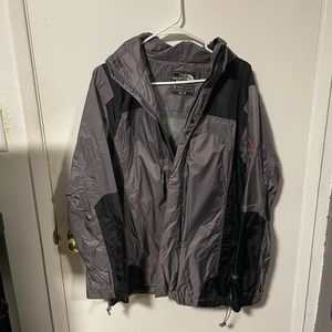 Grey The North Face windbreaker XL